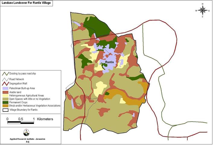 The Segregation Wall threatens the practice of territorial expansion in Rantis village