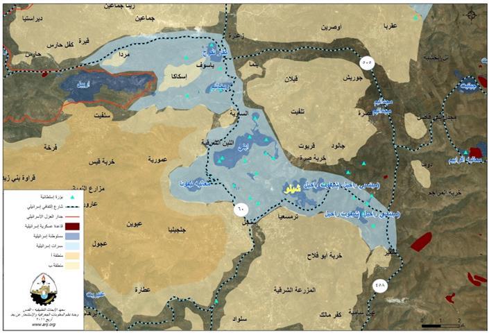 البناء الاستيطاني الاسرائيلي يتكاثف في الممرات الاسرائيلية في الاراضي الفلسطينية المحتلة