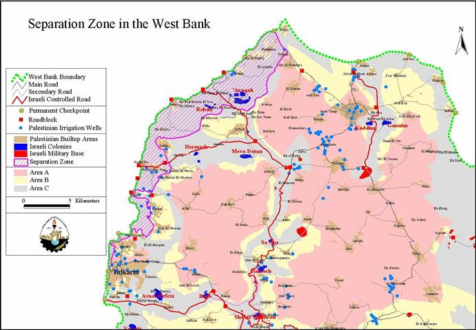 Israel Unilateral steps to close 80,000 Dunums of Palestinian land In the West Bank