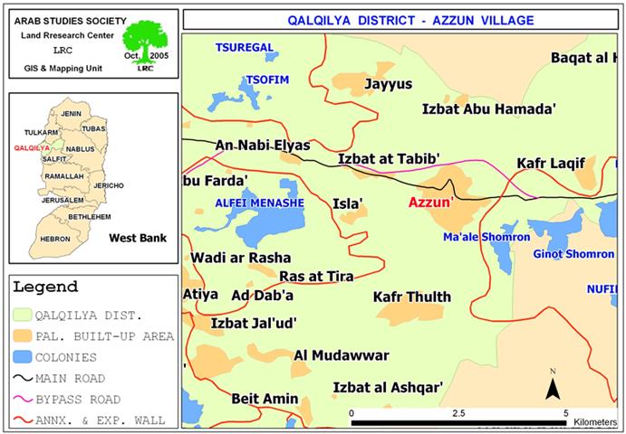 Israeli dumping site amidst Palestinian residential areas