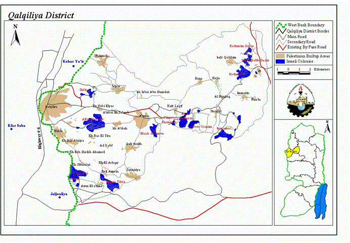 Losses in the Agricultural Sector in Qalqiliya District
