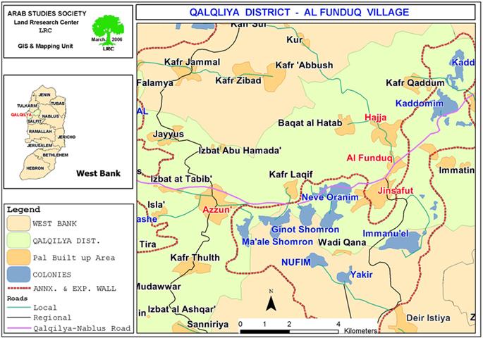 Continuous attacks, land confiscations and closures against Palestinian villages in Qalgiliya Governorate