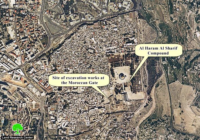 The Israeli destruction of the Moroccan Gate of Al Haram Al Sharif in Jerusalem’s Old city continues unabated