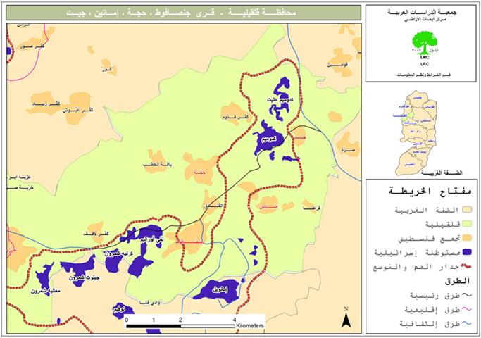 سلطات الاحتلال تواصل حملتها في إنذار وهدم المنازل والمنشآت في قرى شرق محافظة قلقيلية