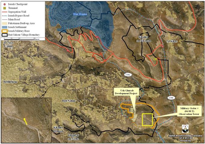 New Israeli Attempt to resettle in Ush Ghurab area in Beit Sahour