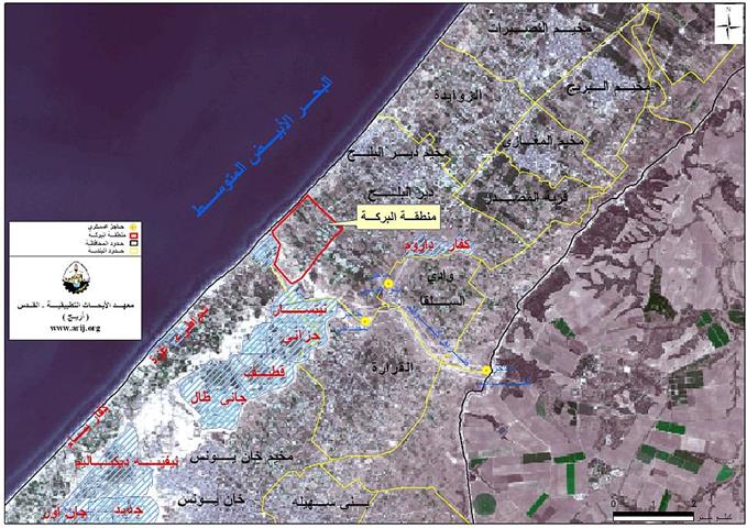 منطقة البركة: استيطان وتوغل، وتجريف وتدمير للبنية التحتية