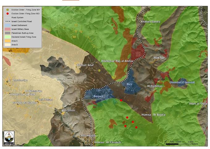 Israel to Evacuate tens of Palestinian families in the Jordan valley for military drillings
