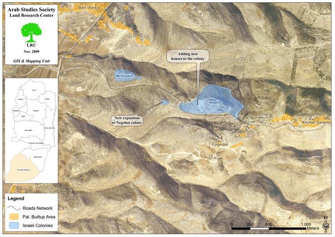 The Establishment of Two Residential Units on Palestinian Land To the west of Fuqeiqis village