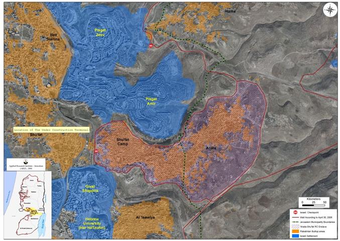 Israel Turns the Status of ‘Anata- Shu’fat Checkpoint to Crossing Terminal