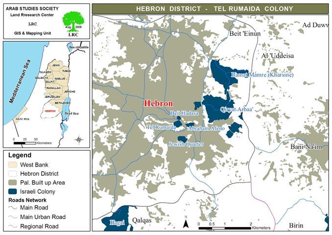 Israeli Occupation Seizes Lands in Tel Rumeida for Military Camp Enlargement