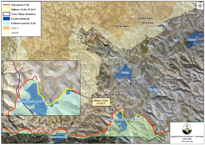 Israel continues to target the Palestinian Yatta Town time and again