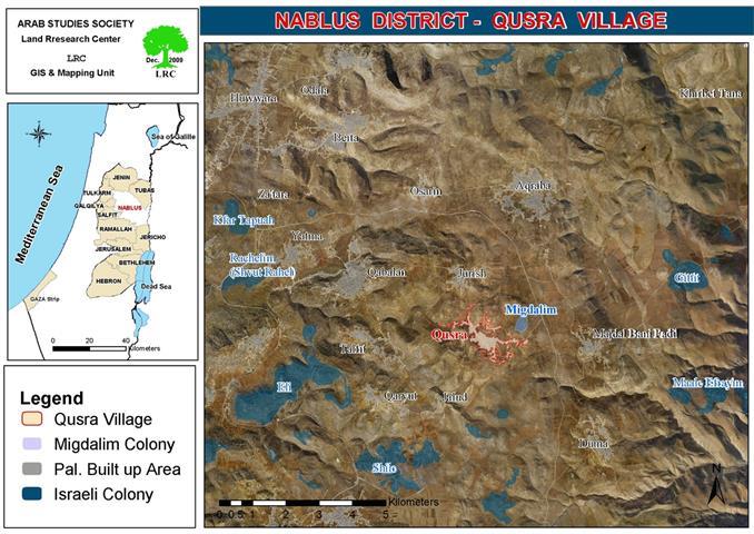 Israeli Occupation Forces Destroy Two Commercial Structures in Qusra village