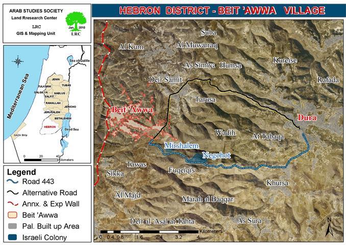 مستعمرو “نيجهوت” يعتدون على المارة بعد إعادة فتح شارع غرب بلدة دورا