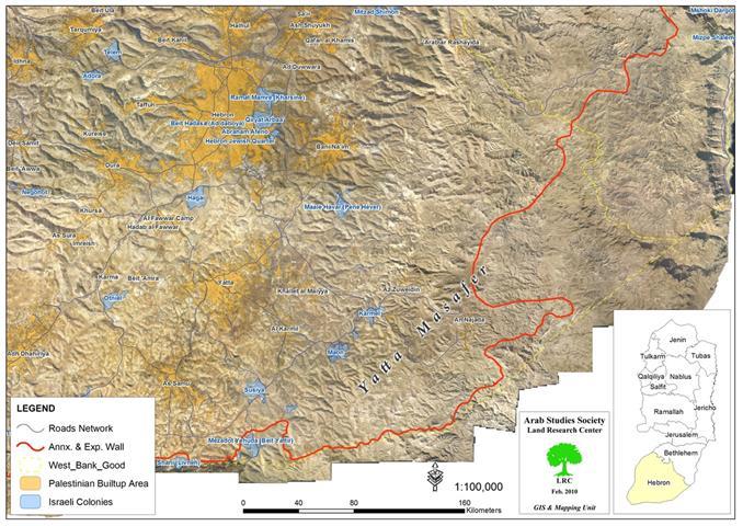 The Israeli Occupation plows hundreds of dunums in Msafir Yatta Town