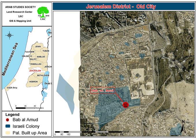 إخطارات بإخلاء محال تجارية في باب العامود في القدس المحتلة