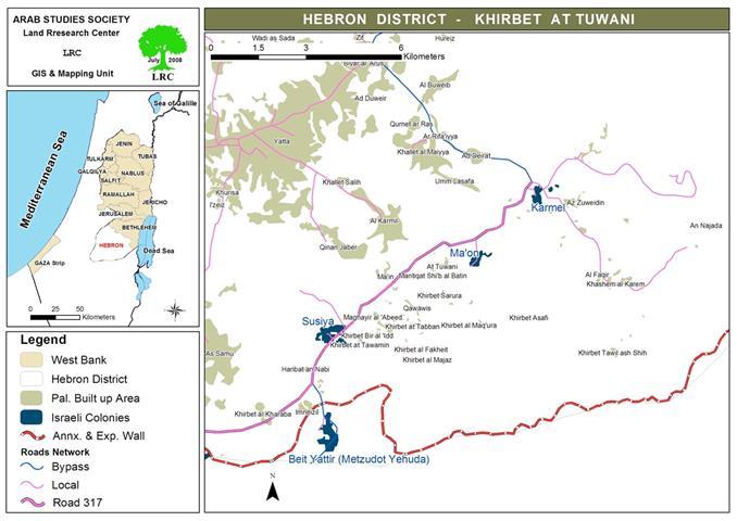 Colonists of Ma’on Violate Al Huraini Property in the Hamlet of Twani