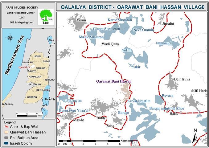 Israeli Occupation Forces Prevent Work on an Agricultural Road in Qarawat Bani Hassan