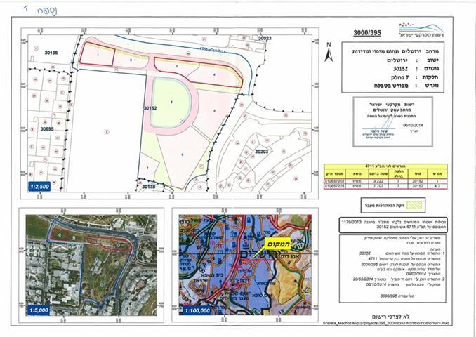 ايداع مخططات استيطانية جديدة في عددا من المستوطنات الاسرائيلية في القدس المحتلة خلال شهر تموز 2015