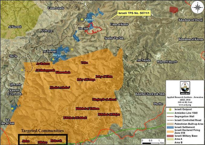 Citing “Firing Zone 918” as a pretext to demolish Palestinian homes and structures in the occupied West Bank  

“The case of the southern Hebron Hills”