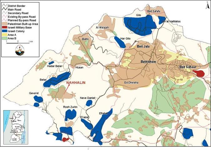 The Encirclement Of Nahalin Village