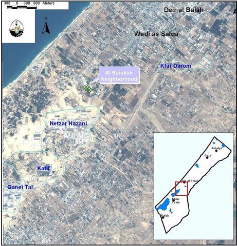 Land razing and house demolition in Deir El Balah city