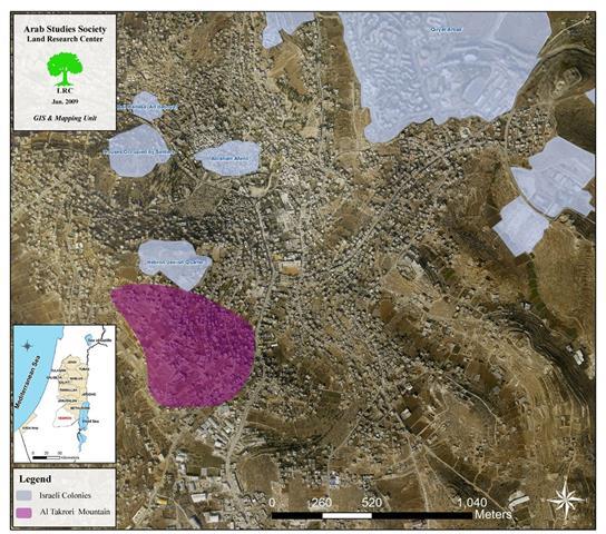 إقامة شمعداناً يهودياً على جبل التكروري في البلدة القديمة في الخليل