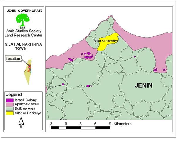 Impact of Segregation Wall on Silat Al Harithiya town