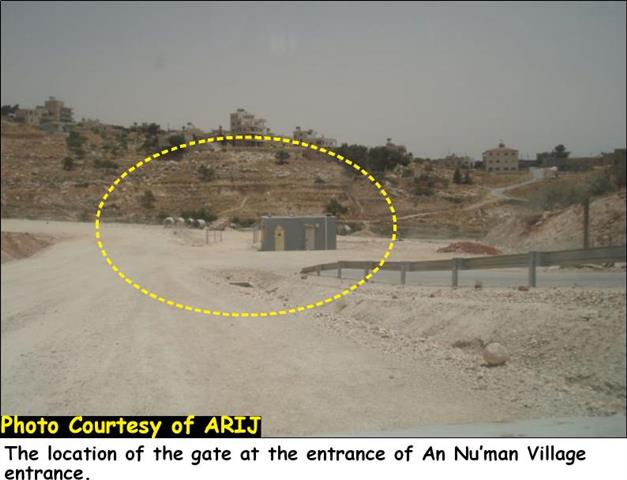 An Nu’man village turned into an open air prison