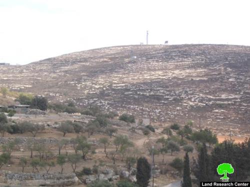 أعمال توسعية جديدة لمستعمرة ايتمار على حساب أراضي بلدة عقربا