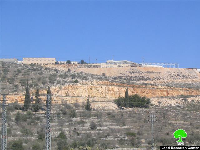 Israeli Occupation Authorities Embark on Expansion activities in Burqan’s Industrial Compound