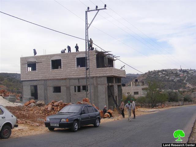 Stop Work Orders in the Village of Broqin – Salfeet Governorate