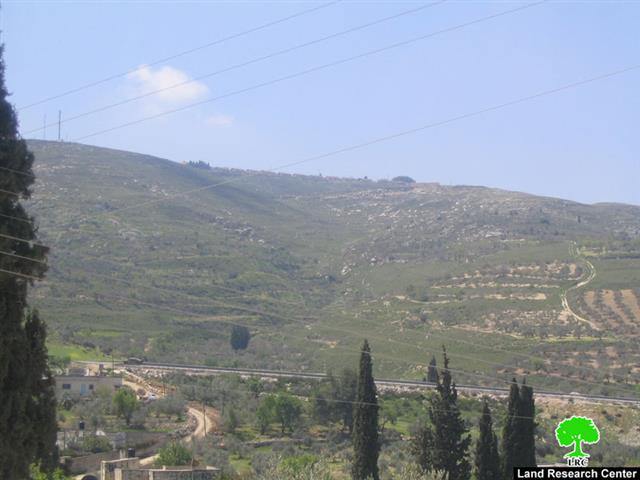 نهب المزيد من الأراضي الفلسطينية لتوسيع مستعمرة براخا