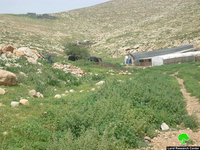 New Stop-Work Orders against Palestinian Structures in Al Hadidiya and Samra