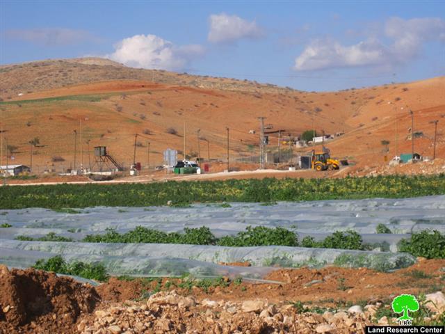 The Demolition of a Brux, an Agricultural Room and a Water Network in Al Hamra Area – Tubas Governorate