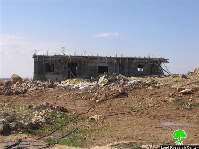 Stop-work Order for a House in Al Rafa’iyya area south of Hebron