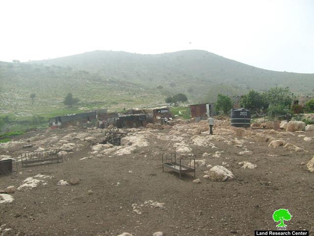 الاحتلال الإسرائيلي يحول بيوت الفلسطينيين إلى مناطق تدريب عسكرية في خربة يرزا- محافظة  طوباس