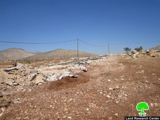 هدم طريقي السلام وضاحية المهاجرين للمرة الثالثة خلال عام واحد في قرية العقبة