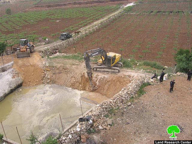 Demolition of a pool in Al Baq’a