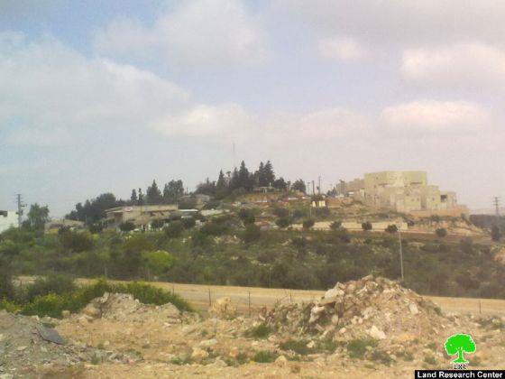 Confiscation of 74 Dunums in Az Zawiya and Sinerya