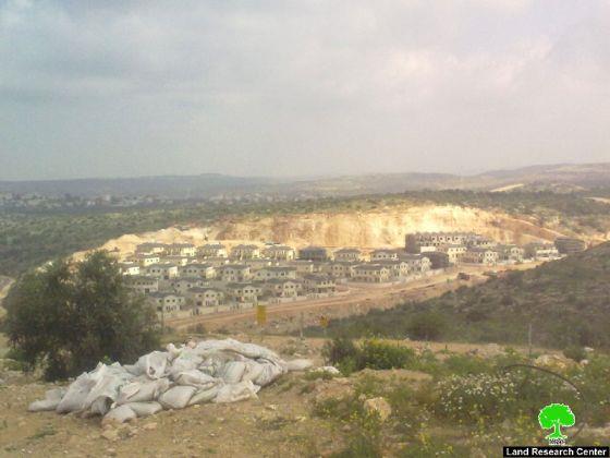 An Israeli company claims its ownership of over five thousand dunums in Salfit