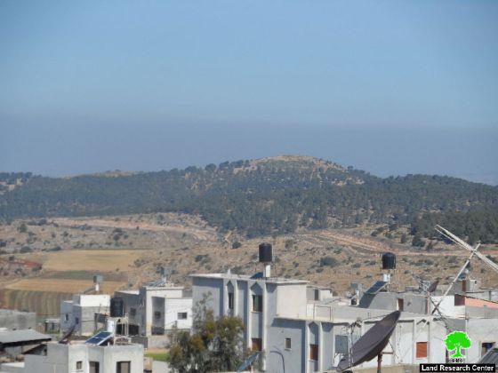 the Israeli Occupation Authorities transforms lands in the seam zone into grazing areas, Faqqu’a Village