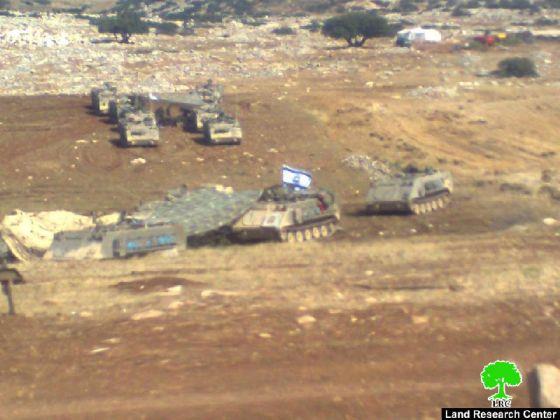 إجبار عشرات العائلات البدوية على النزوح في الأغوار الشمالية / محافظة طوباس