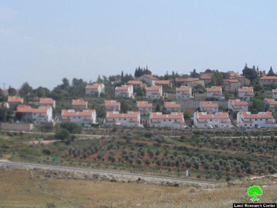 الاحتلال الإسرائيلي يشرع بتوسيع مستعمرة “حلميش” / محافظة رام الله