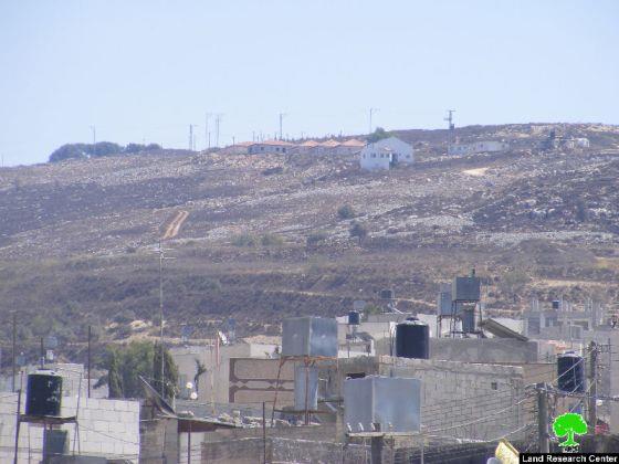 Colonists Burn a 5-donum-plot Land in Nablus