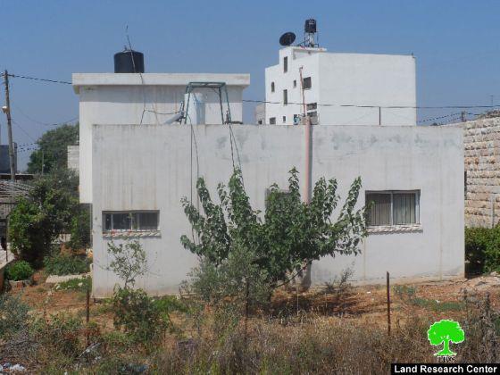 Stop-Construction Orders to Four Families in Nablus