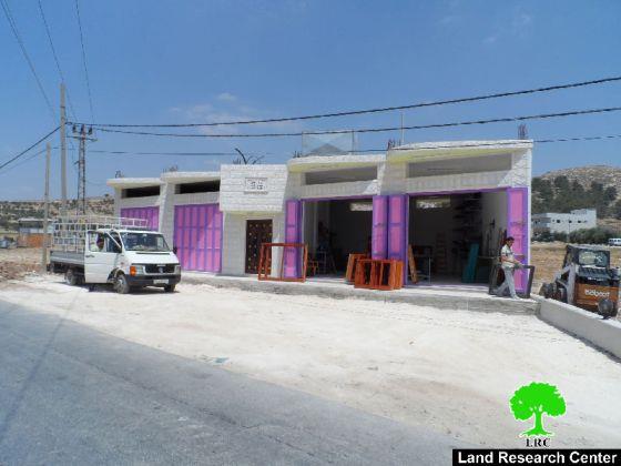 A Stop-Work Order for 4 Storehouses in Hebron