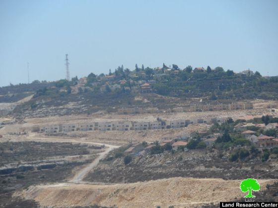 بناء وحدات سكنية جديدة في مستوطنة كدوميم   / محافظة نابلس