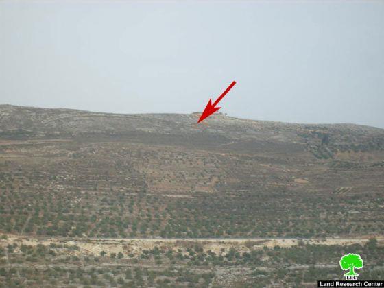 Continuation of taking over two springs in the southern countryside of Nablus