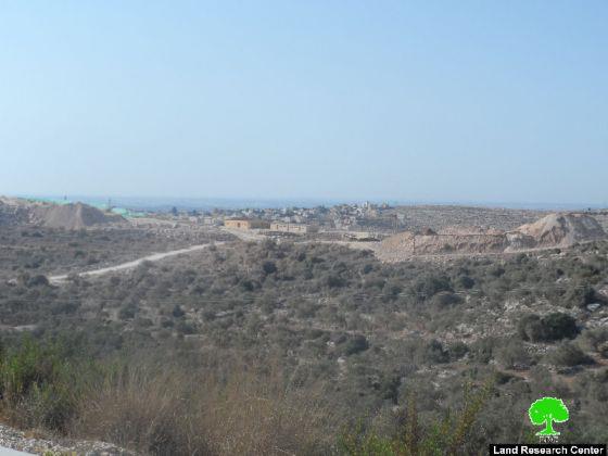 Starting building a new colony on Deir Ballut and Kfar ad Dik lands in Salfit