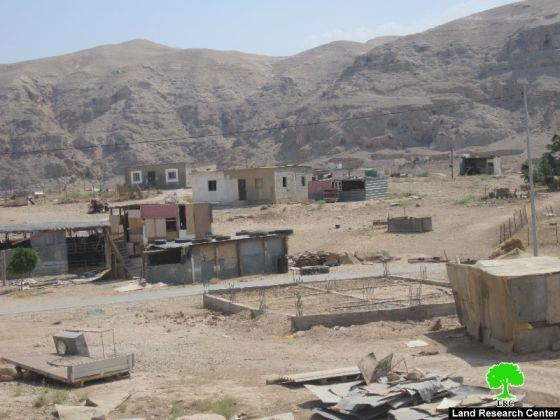 هدم غرفة زراعية وحظيرة للمواشي في منطقة فصايل الفوقا / محافظة أريحا